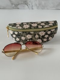 Daisy-Mae Floral Handbag – Olive Green Convertible Crossbody, Shoulder Bag with Gold Hardware - Shoulder, Handbag & Crossbody