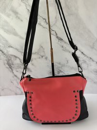 The Clara Studded Convertible Handbag – A curvy fun arm, shoulder of crossbody handbag