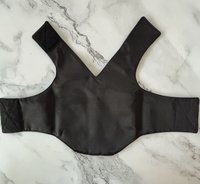 Denim dog harness for the fashionable, relaxed pup - One of a kind - Handmade Aztek style denim small dog vest with D-ring