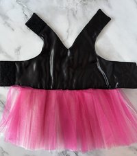 Safari Girl Dog Harness Dress with solid cast D-ring