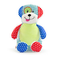 Personalized Harlequin Sensory Puppy or Bunny Rabbit embroidered