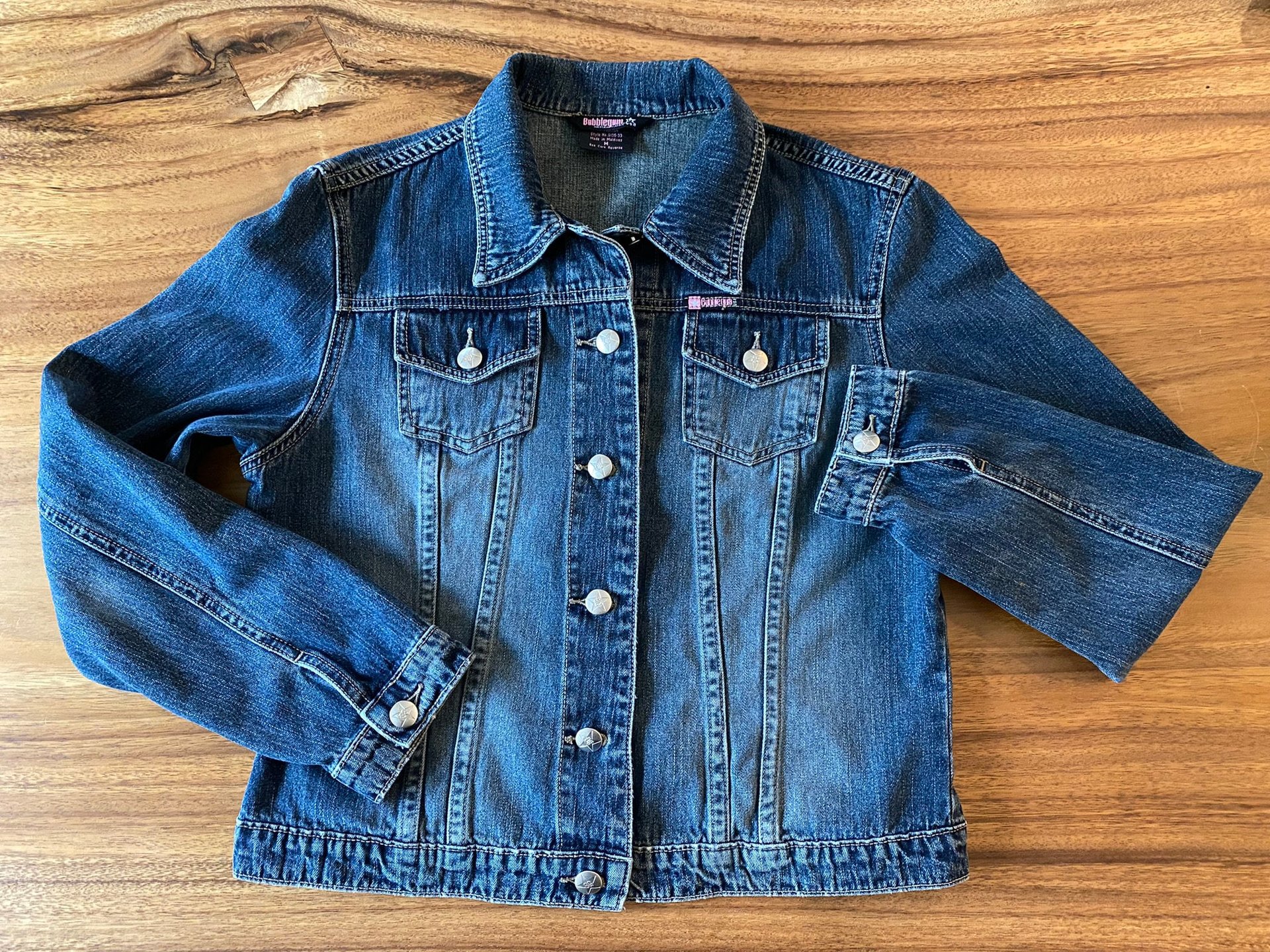 Women's Embroidered Denim Jacket with boho diva with a Mandala Halo - Adorned with Austrian Crystals, Upcycled Denim Jacket, Sustainable